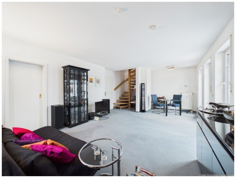 Wohn-Essbereich Maisonettewohnung M�nchen