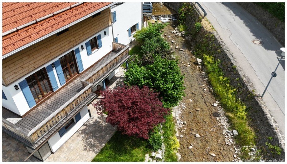 Aus der Luftperspektive Erdgeschosswohnung Tegernsee