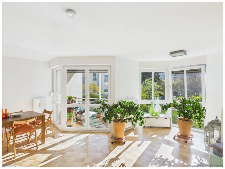 Heller Wohnraum Etagenwohnung M�nchen