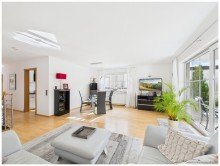 Wohnzimmer GARTEN MAISONETTE - Sonnige Maisonettewohnung in M�nchen Sendling