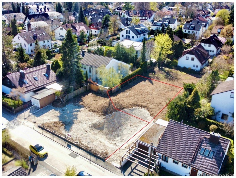 Blick nach S�d-West Wohngrundst�ck Neubiberg