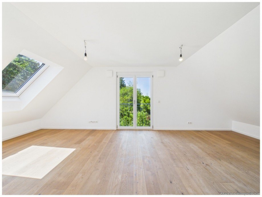 Wohn-Esszimmer Dachgeschosswohnung M�nchen