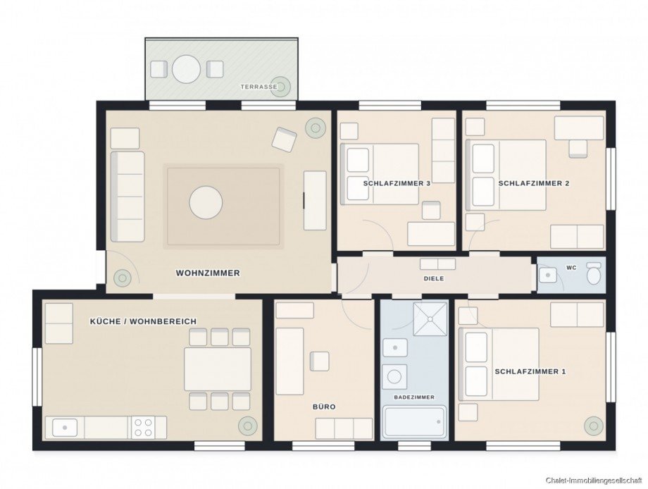 Grundriss Etagenwohnung M�nchen