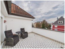 Terrasse RUHIGE DACHGESCHOSS-MAISONETTE - in zentraler Lage M�nchen Moosach