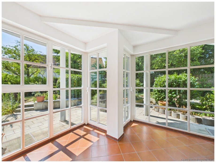 Blick in den Garten Einfamilienhaus M�nchen / Obermenzing
