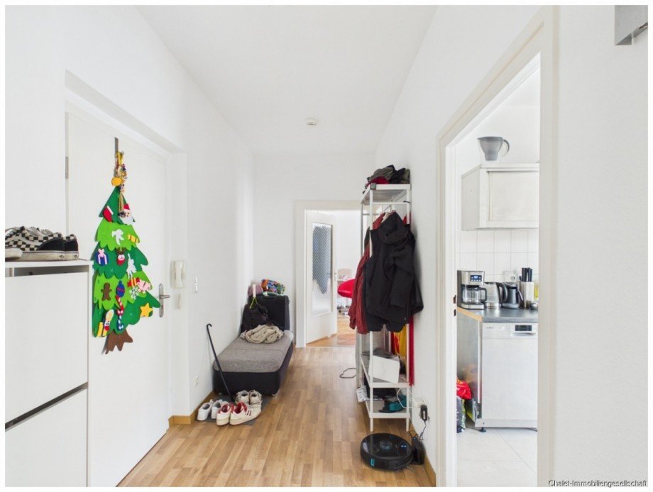 Gro�er Flur mit Gaderobe Etagenwohnung M�nchen
