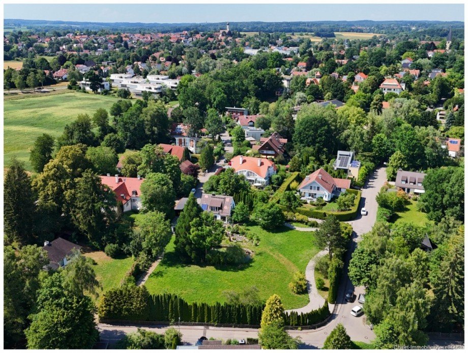 Blick �ber das Grundst�ck Wohngrundst�ck Schondorf am Ammersee