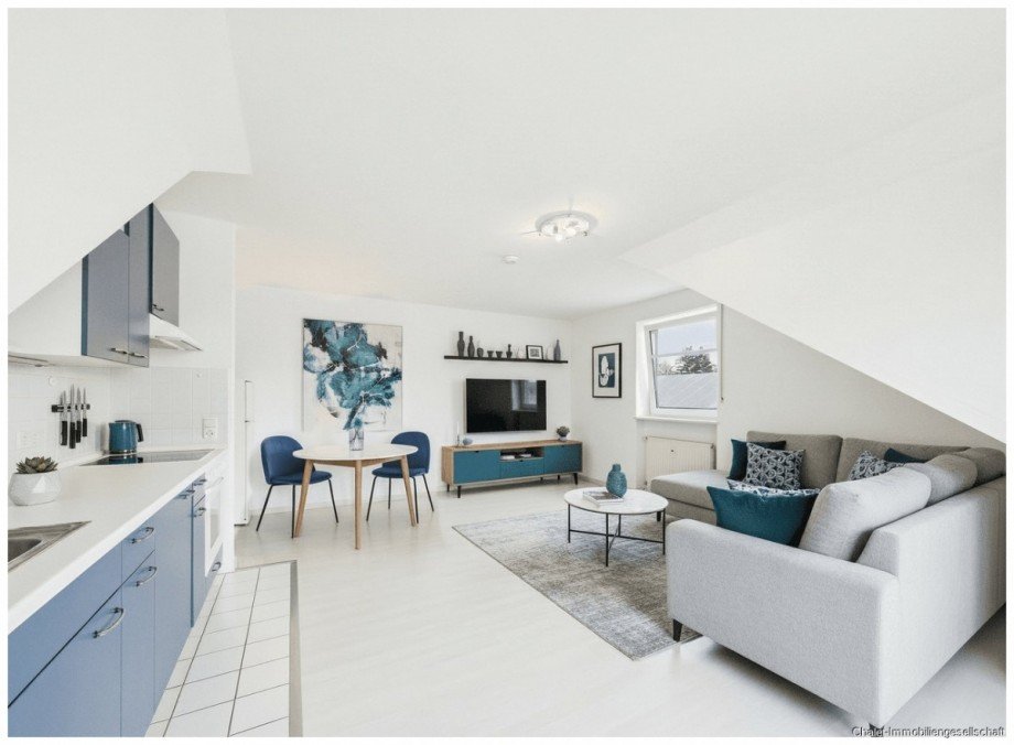 Wohnraum / Nachher Etagenwohnung Moosinning