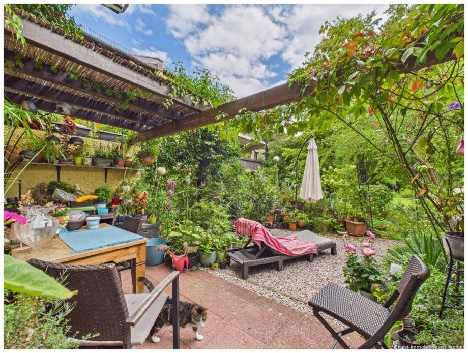 S�d-Terrasse Erdgeschosswohnung M�nchen