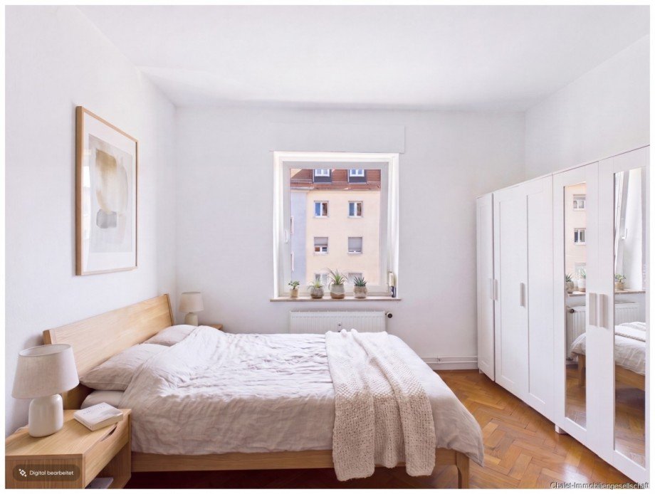 Schlafzimmer - Visualisierung Etagenwohnung M�nchen
