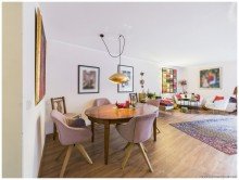 Wohn-Essbereich GARTENMAISONETTE, 4-Zimmer-Wohnung mit S�dterrasse, Hobbyraum und Gartenanteil