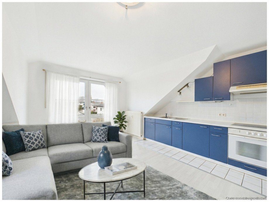 Wohnraum / Nachher Etagenwohnung Moosinning