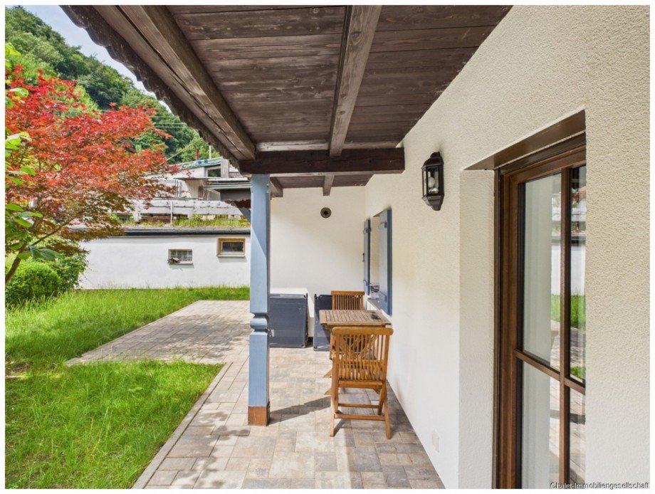 Auf der Terrasse Erdgeschosswohnung Tegernsee