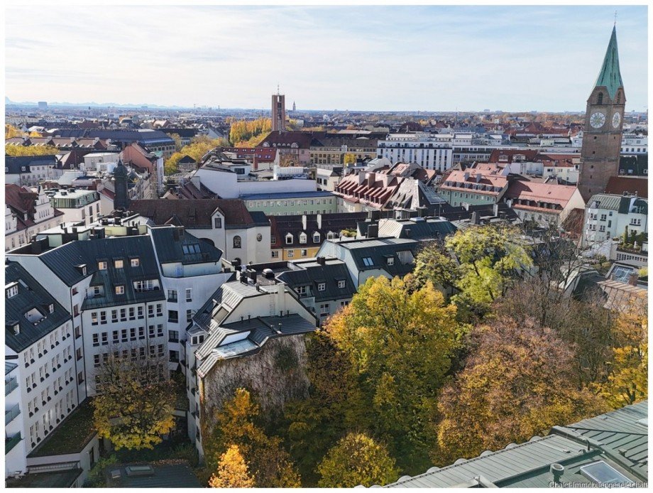 Blick �ber den Asamho Etagenwohnung M�nchen