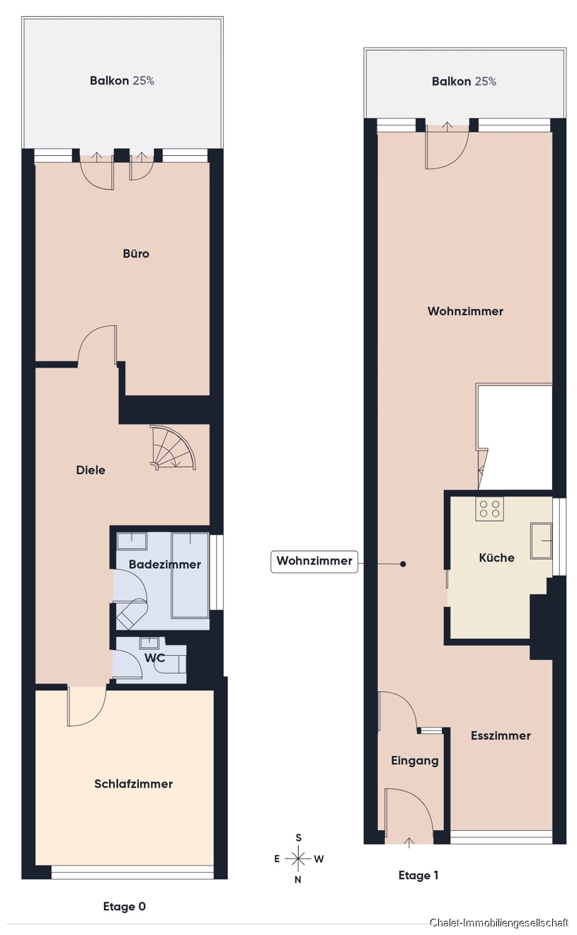 Grundriss Maisonettewohnung M�nchen