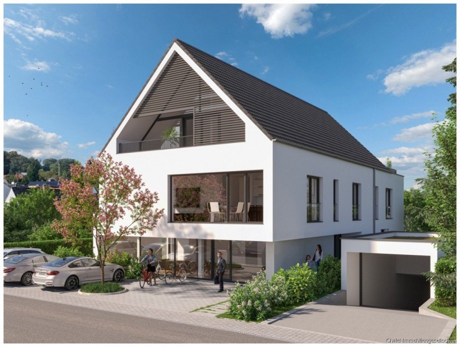 Visualisierung nach Baugenehmigung Wohngrundst�ck Stadtbergen / Leitershofen