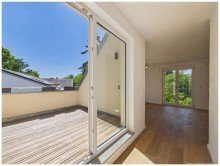 Dachbalkon Lichtdurchflutetes Penthouse-Feeling mit S�dterrasse - moderne 3-Zimmer-Wohnung mit Blick ins Gr�ne