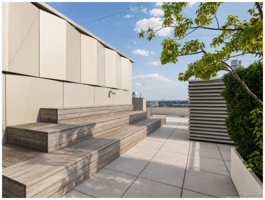 Gemeinschaftliche Dachterrasse Erdgeschosswohnung M�nchen / Neuhausen-Nymphenburg