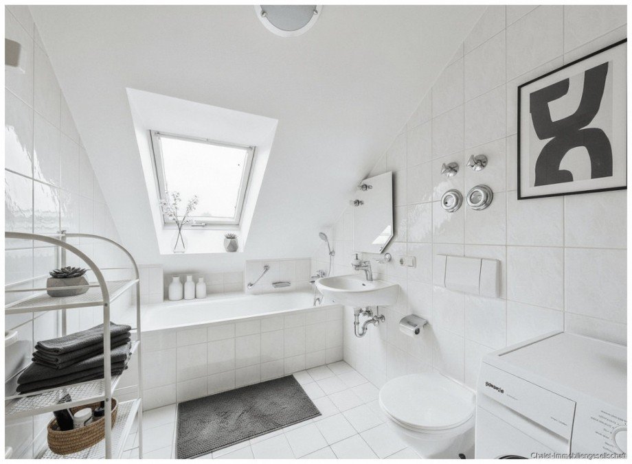 Badezimmer / Nachher Etagenwohnung Moosinning