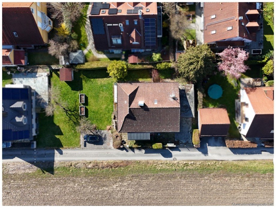 Vogelperspektive Wohngrundst�ck Karlsfeld