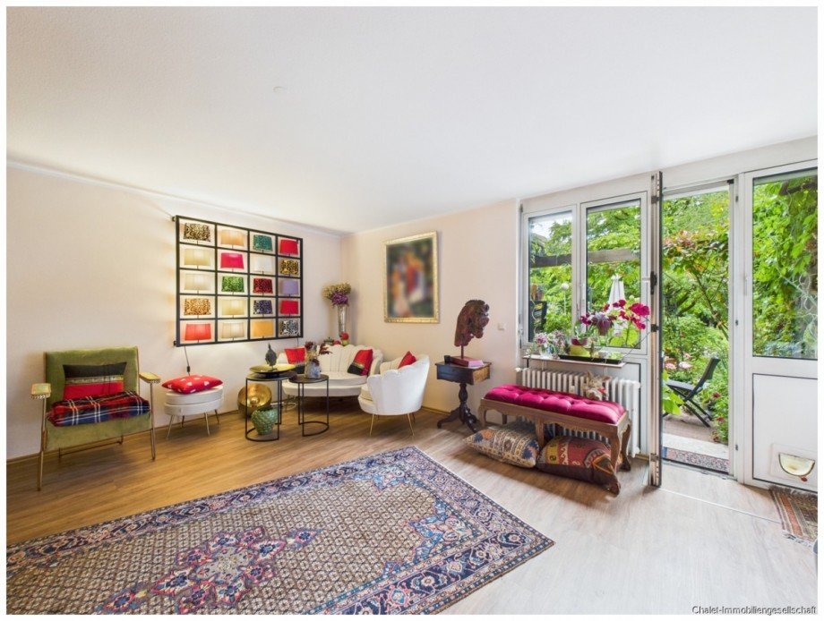 Wohn-Essbereich Erdgeschosswohnung M�nchen