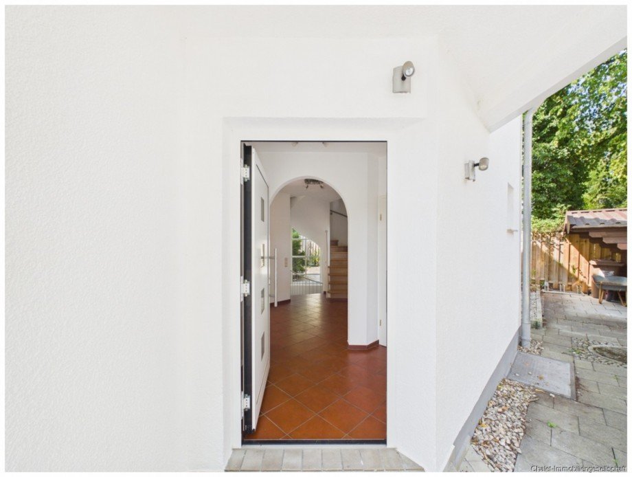 Hauseingang Einfamilienhaus M�nchen / Obermenzing