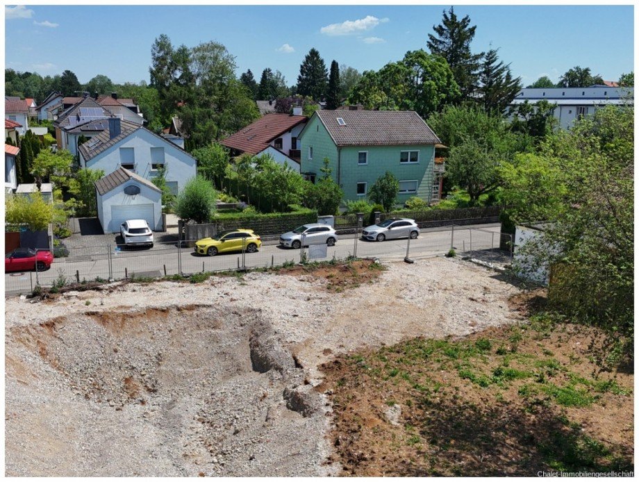 Blick nach Ost Wohngrundst�ck Neubiberg