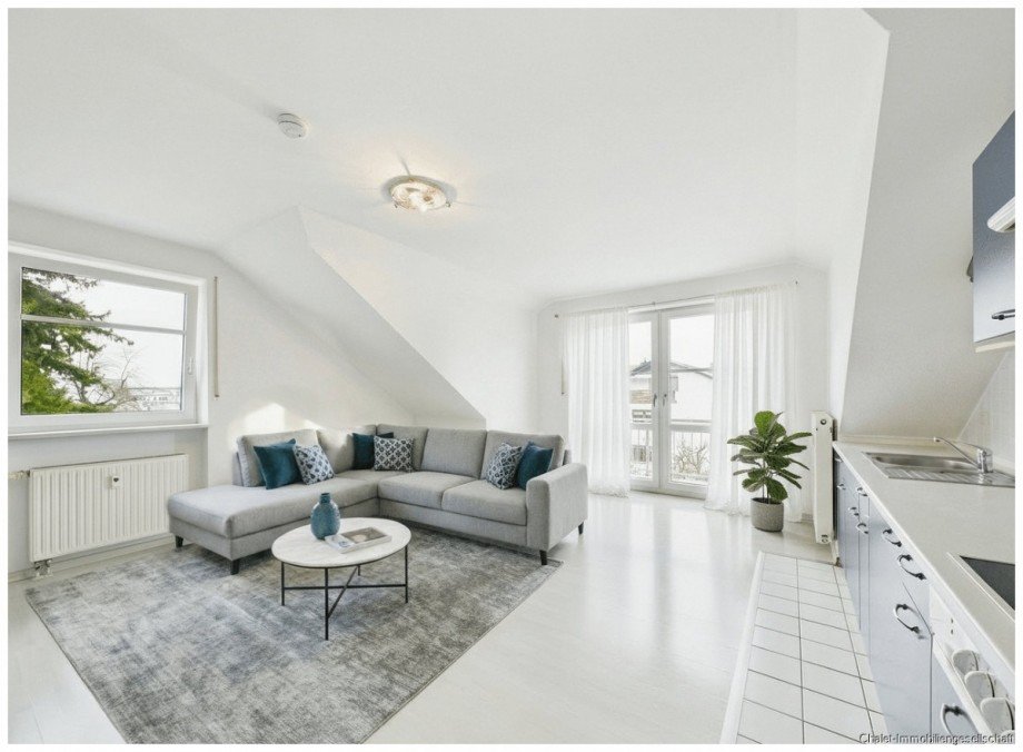 Wohnraum / Nachher Etagenwohnung Moosinning