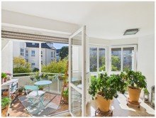 Blick auf den Balkon CHARMANTE 3-ZIMMER-WOHNUNG
IM SCH�NEN M�NCHEN-DENNING