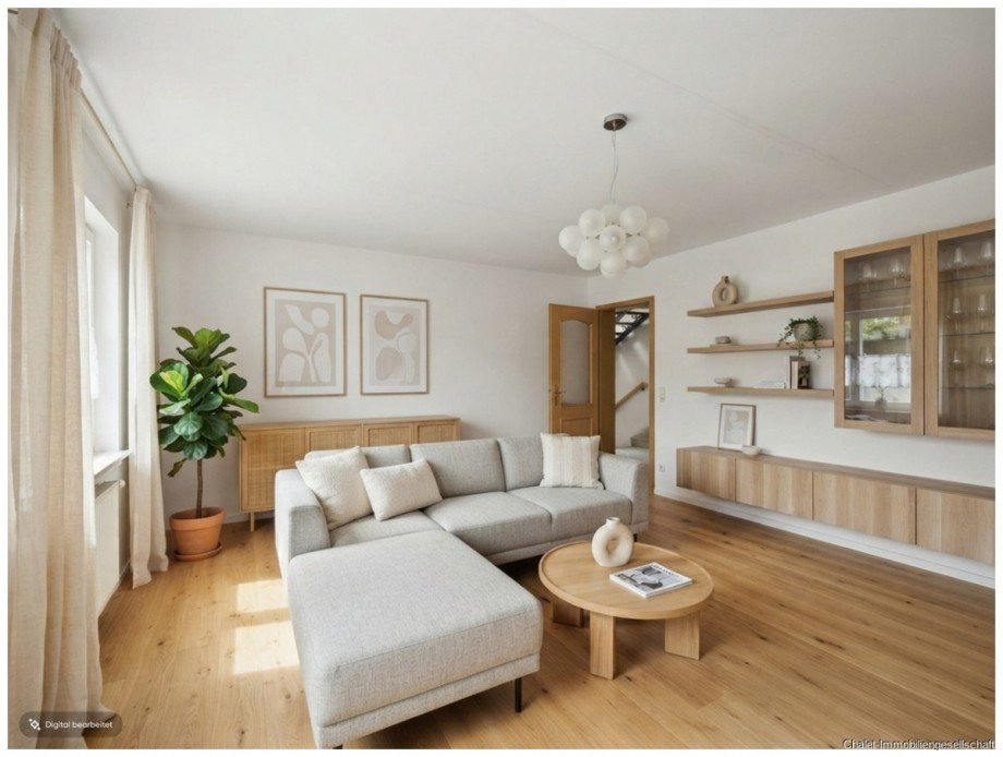 Einrichtungsvorschlag: Wohnzimmer Einfamilienhaus Kammlach