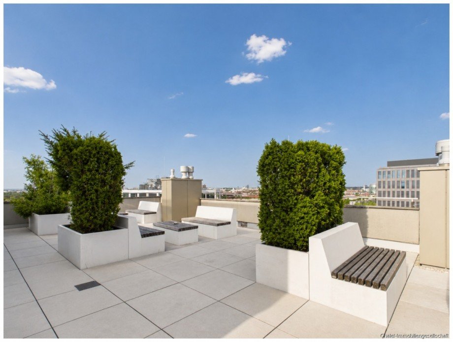 Gemeinschaftliche Dachterrasse Erdgeschosswohnung M�nchen / Neuhausen-Nymphenburg
