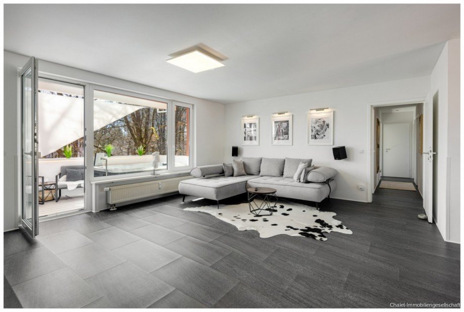 gro�er Wohnbereich Etagenwohnung M�nchen