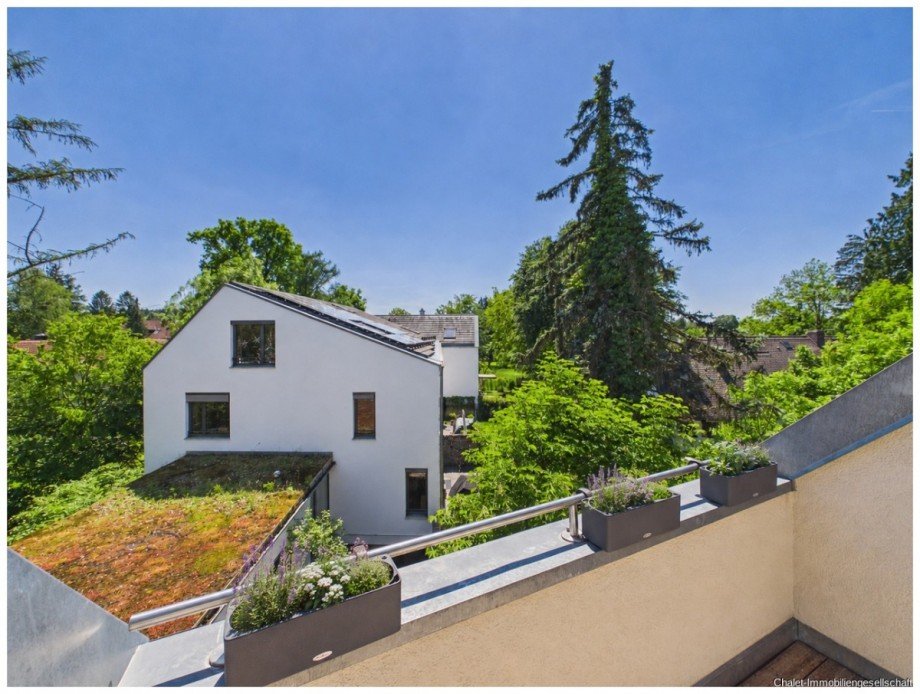 Blick nach S�den Dachgeschosswohnung M�nchen