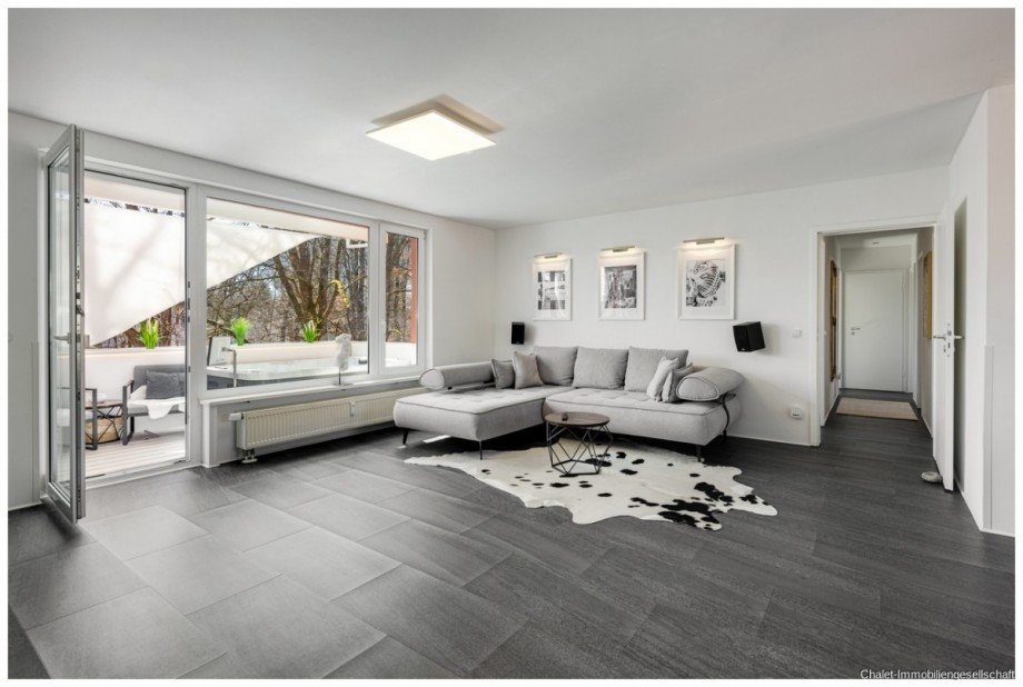 gro�er Wohnbereich Etagenwohnung M�nchen