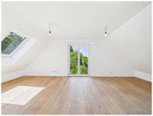 Wohn-Esszimmer Lichtdurchflutetes Penthouse-Feeling mit S�dterrasse - moderne 3-Zimmer-Wohnung mit Blick ins Gr�ne