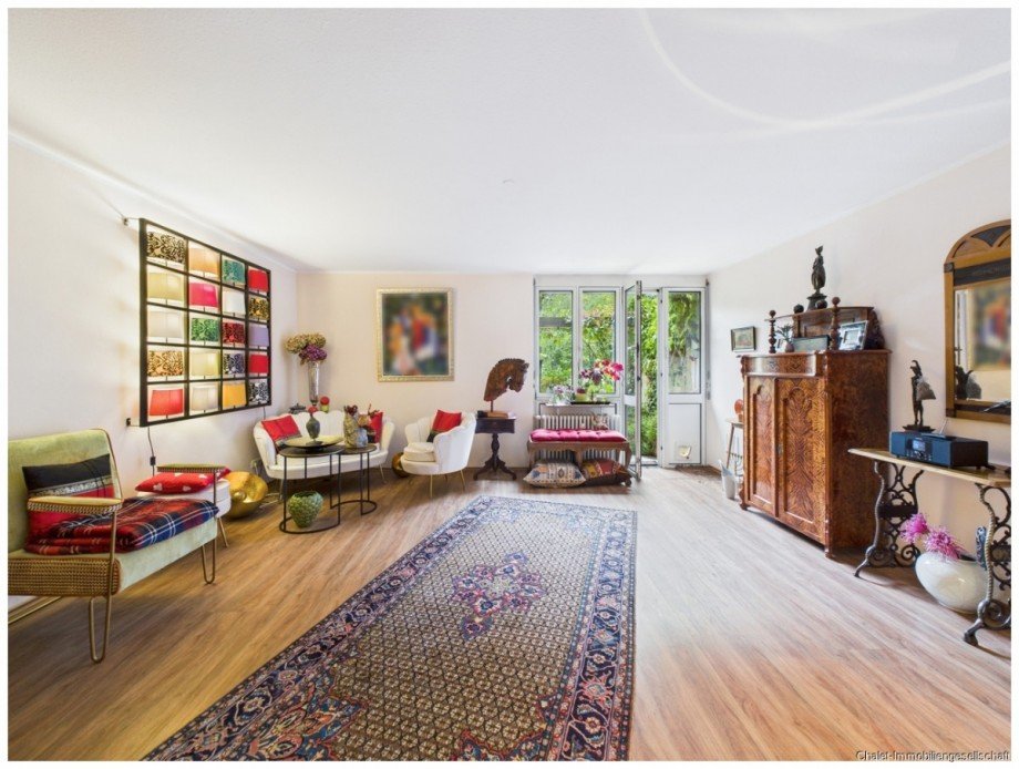 Wohn-Esszimmer Erdgeschosswohnung M�nchen