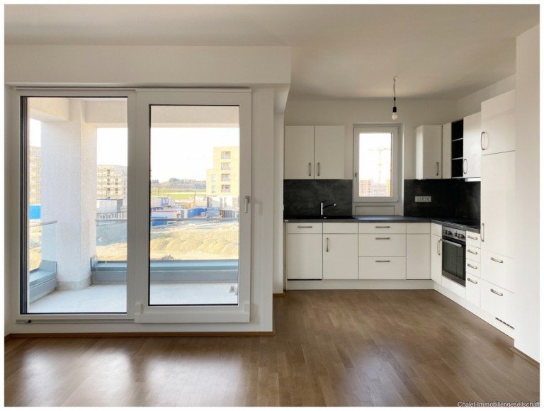 Wohnen M�nchen / Freiham Etagenwohnung Moderne 2-Zimmer Wohnung mit Balkon und Einbauk�che