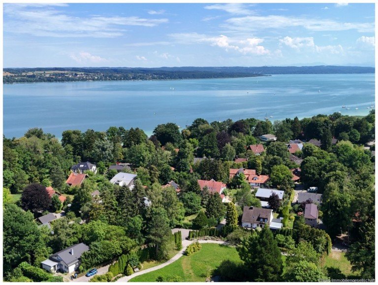 Blick �ber das Grundst�ck Schondorf am Ammersee Wohngrundst�ck EIN TRAUMGRUNDST�CK in Schondorf am Ammersee!