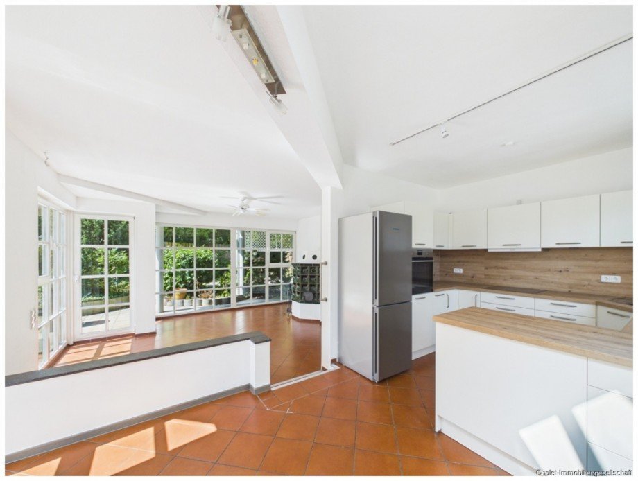 Blick in den sonnigen Wohnbereich Einfamilienhaus M�nchen / Obermenzing