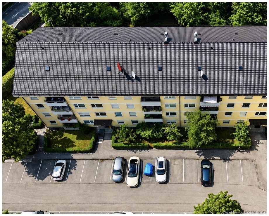 Vogelperspektive Etagenwohnung Planegg
