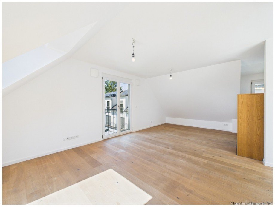 Wohn-Esszimmer Dachgeschosswohnung M�nchen
