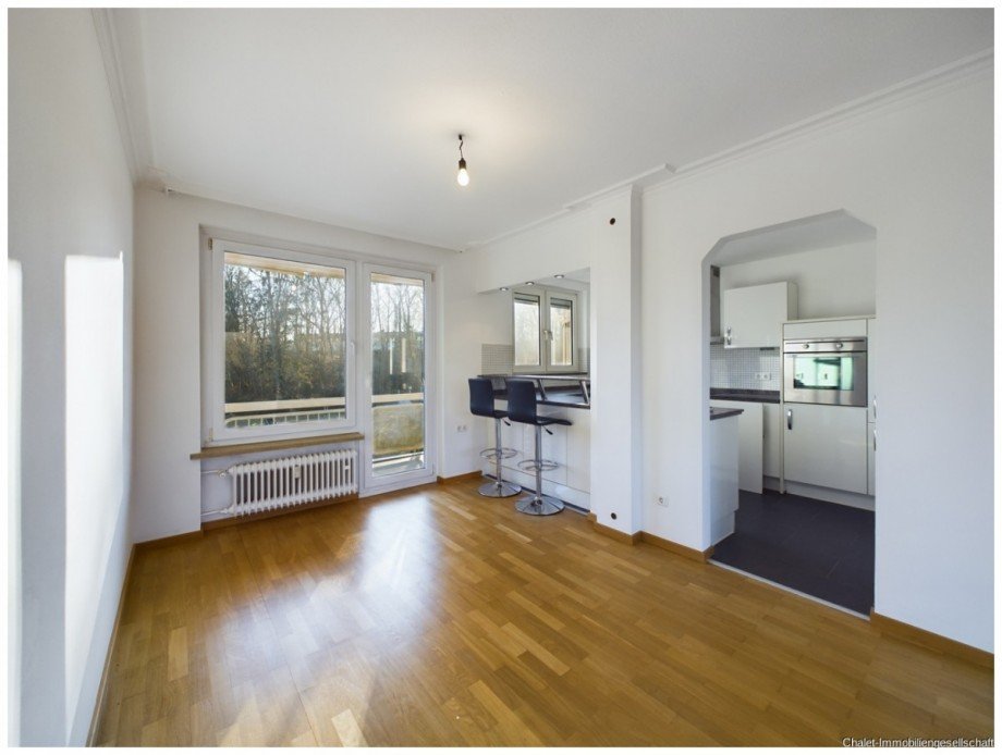 Essbereich mit offener K�che Etagenwohnung M�nchen / Fasangarten