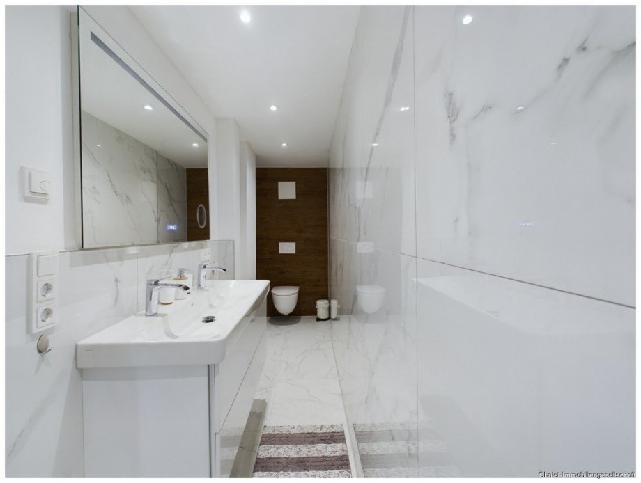 Badezimmer Erdgeschosswohnung Tegernsee