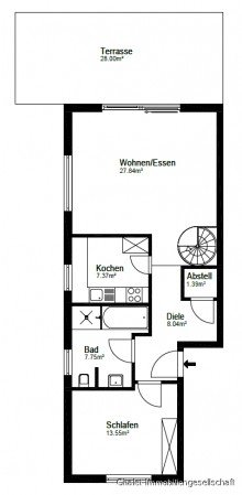 Erdgeschoss GARTEN MAISONETTE - Sonnige Maisonettewohnung in M�nchen Sendling