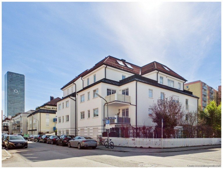 Stra�enansicht M�nchen Maisonettewohnung RUHIGE DACHGESCHOSS-MAISONETTE - in zentraler Lage M�nchen Moosach