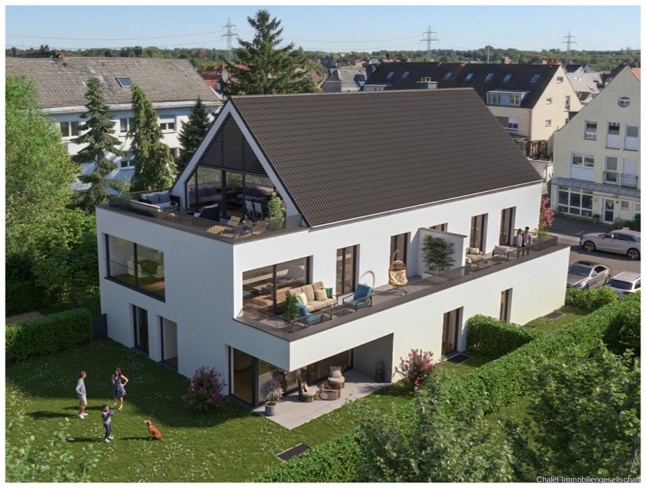 Visualisierung nach Baugenehmigung Wohngrundst�ck Stadtbergen / Leitershofen