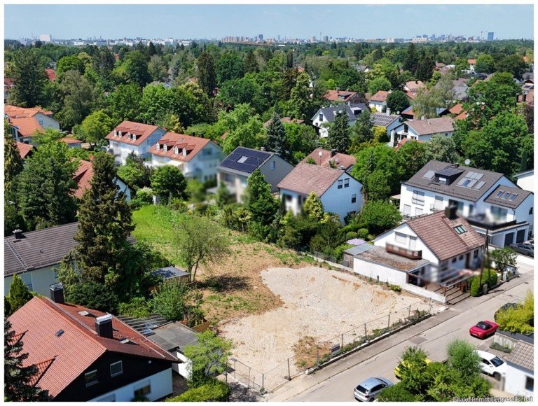 Blick von S�d-Ost Neubiberg Wohngrundst�ck Perfektes Baugrundst�ck in Neubiberg zu verkaufen!