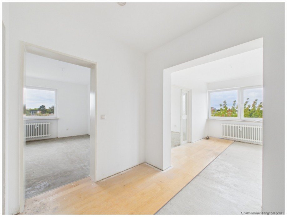 Diele zum Essbereich Dachgeschosswohnung Dachau